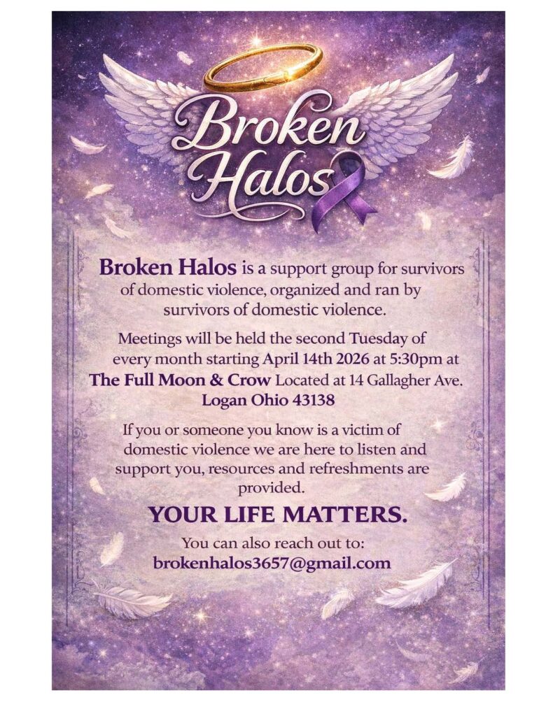 Broken Halos Support Group Flyer